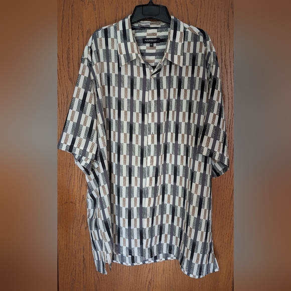 Men's Bassiri Limited Collection Short Sleeve‎ Shirt | Micro fiber| Size 4XL - Picture 1 of 5